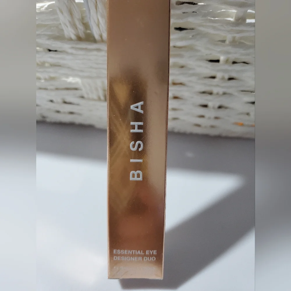 Bisha Essential Eye Designer Duo Downtown Black Uptown Brown Liquid Liner NIB